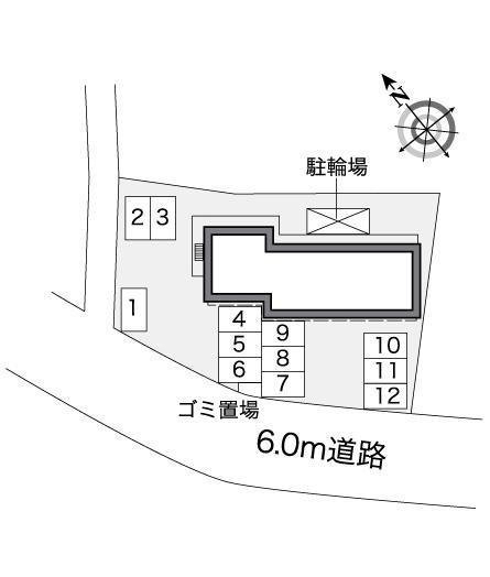 Ｅａｓｅ　ｍｏｒｅ(27507)の駐車配置図