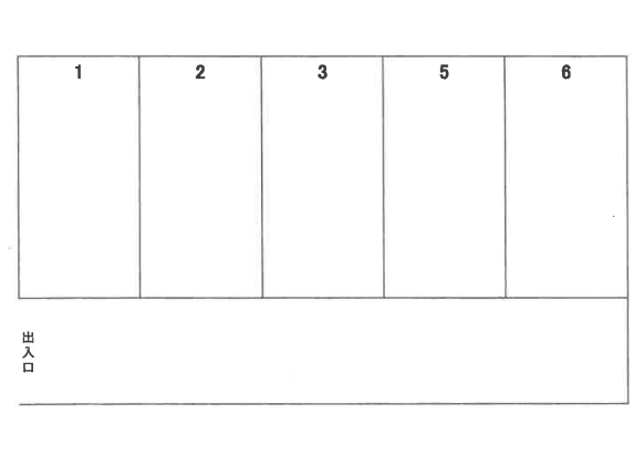 金子第2駐車場の駐車配置図