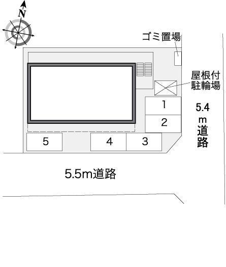 レインボーⅠ(37709)の駐車配置図