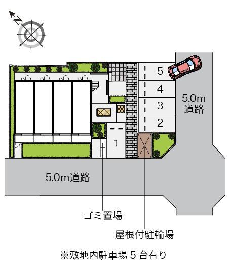 プレンソレイユ(41153)の駐車配置図