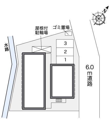 呉本町(26622)の駐車配置図