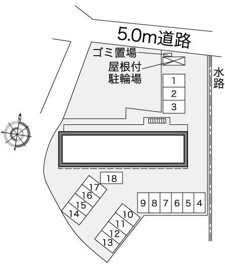ウェリナ(42346)の駐車配置図
