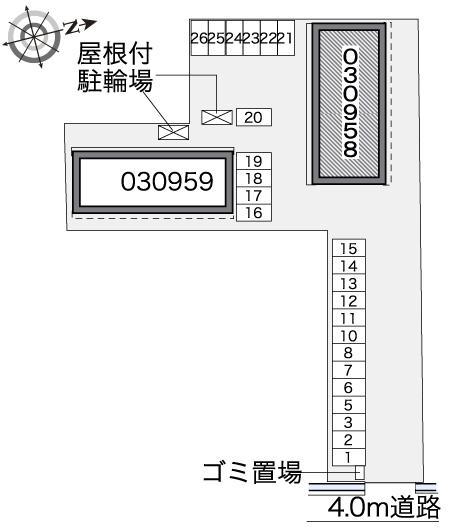 悠　１(30958)の駐車配置図