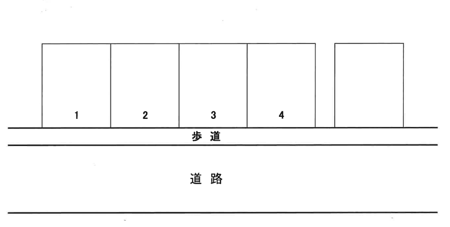 伊藤駐車場の駐車配置図