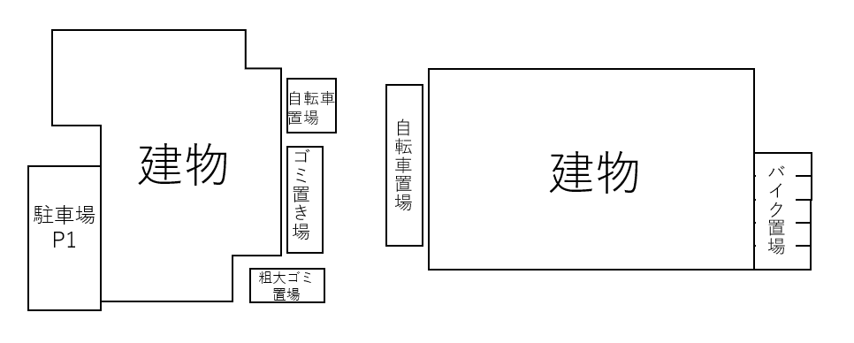ラフィスタ川崎Ⅲの駐車配置図