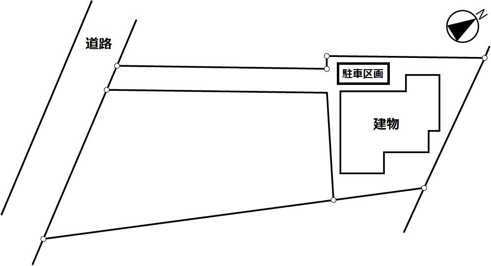 オリーブ駐車場の駐車配置図