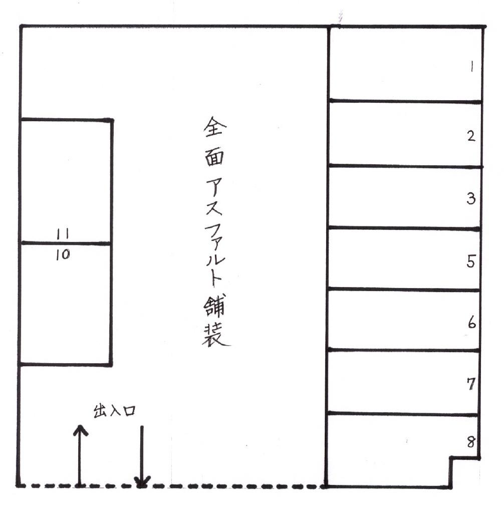J-261の駐車配置図