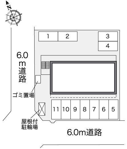 ベルツリー(35691)の駐車配置図