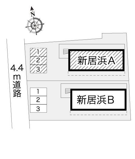 新居浜Ａ(5817)の駐車配置図