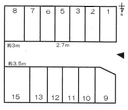 内野駐車場の駐車場