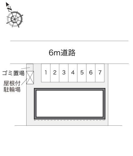 ドリーム(14208)の駐車配置図