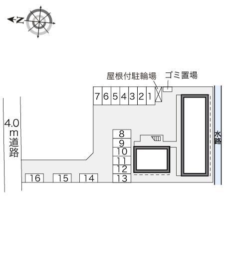 サニーヒル尾上(22713)の駐車配置図