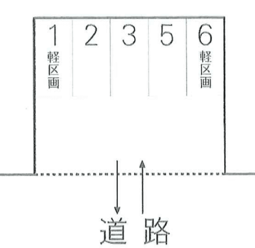 つつじヶ丘駐車場の駐車配置図