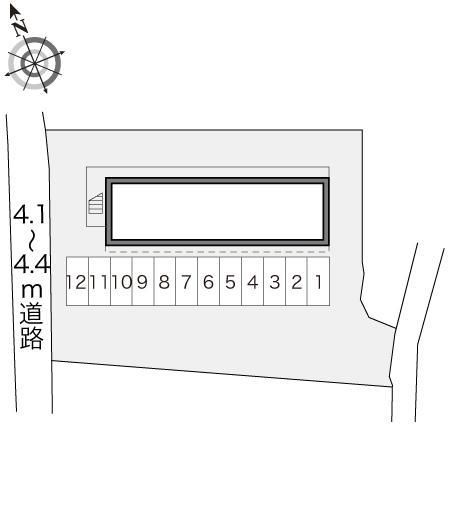 ハイネス２(17270)の駐車配置図