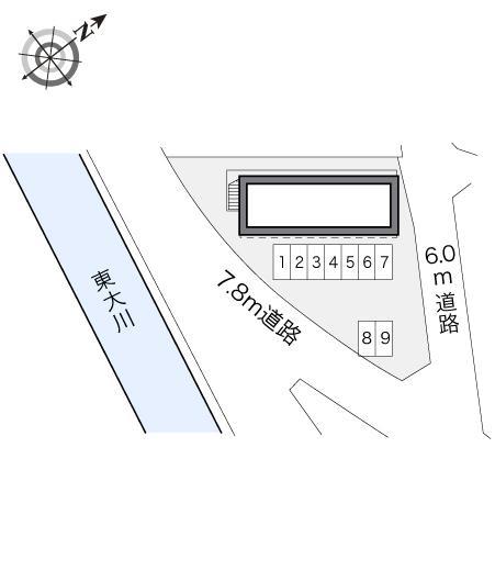 Ｍｅｉ　Ｆｌｏｒａ(20669)の駐車配置図