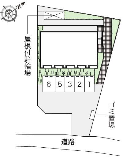 国分サンシャイン(54771)の駐車配置図