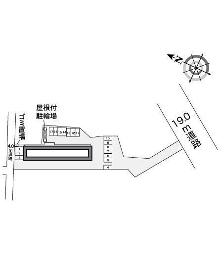 エスポワール(26675)の駐車配置図