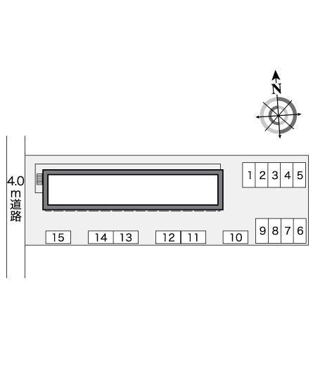 本庄栄(26285)の駐車配置図