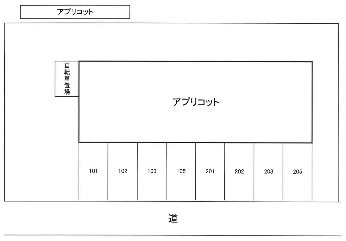 アプリコットの駐車配置図