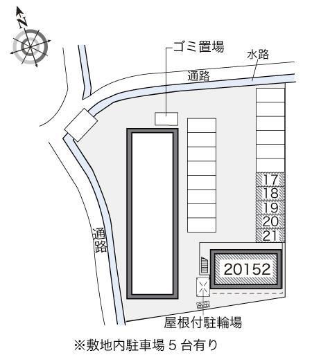 シェルプレインⅡ(20152)の駐車配置図