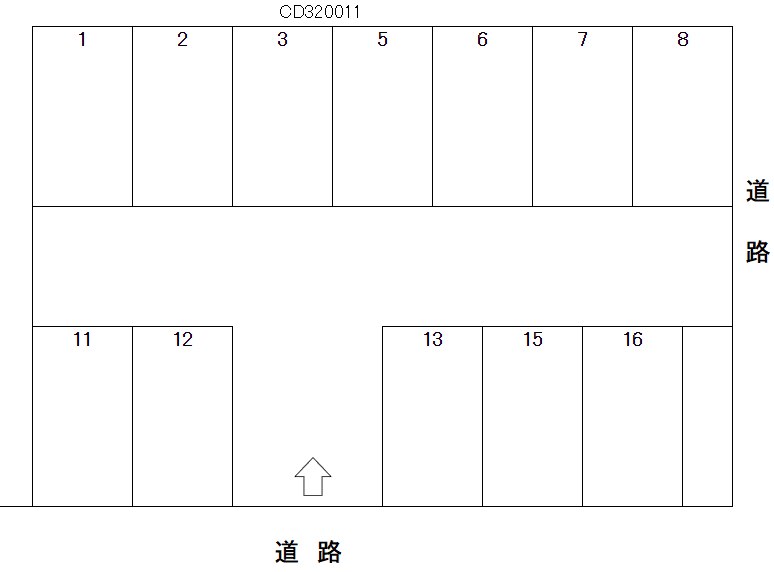320011の駐車配置図
