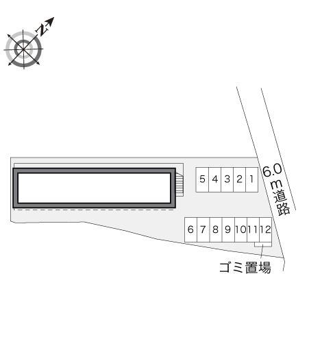 ポプラ(20649)の駐車配置図