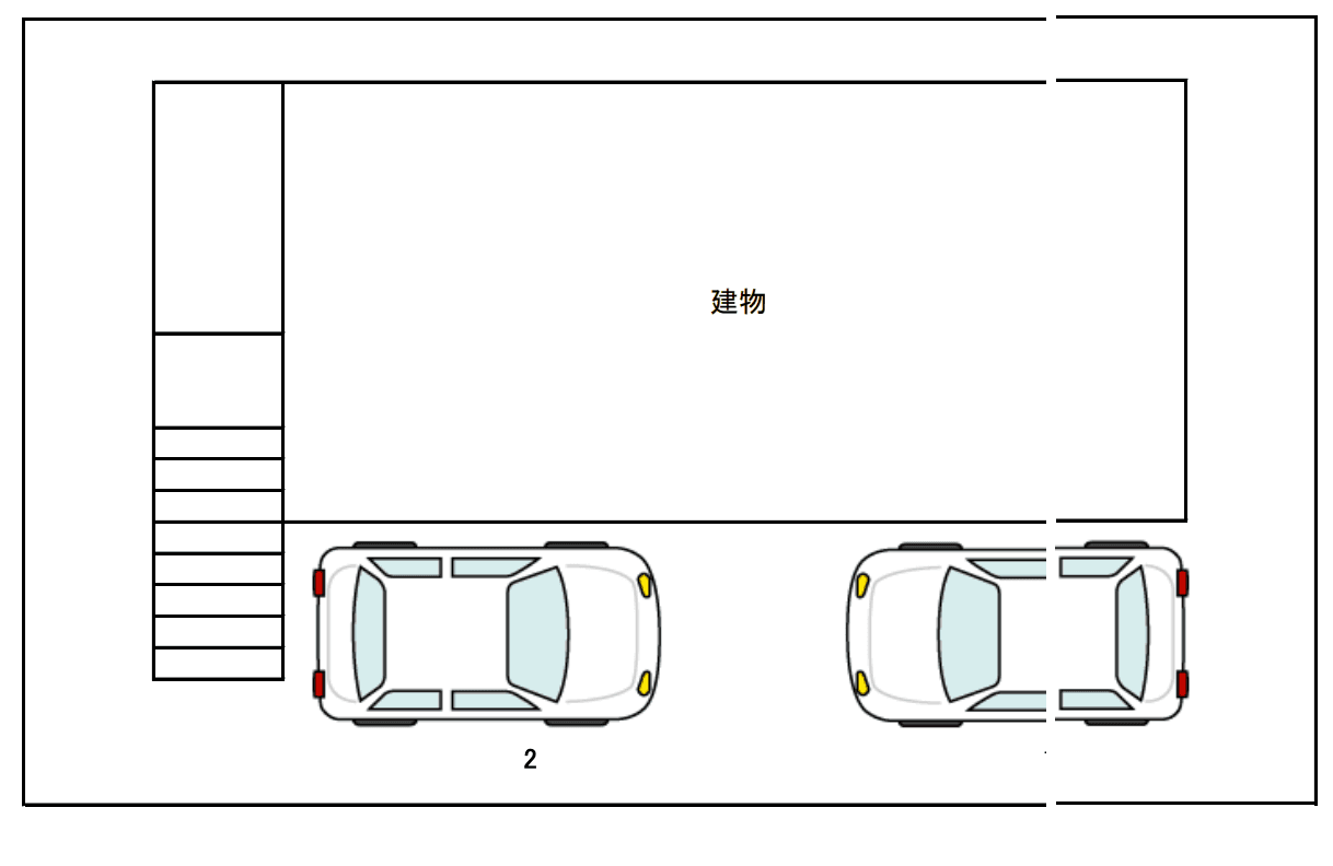 ｌａｕｌｅ’ａ湘南駐車場の駐車配置図