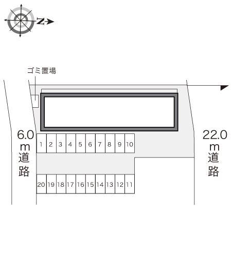 サンライズＥＴＯ(23575)の駐車配置図