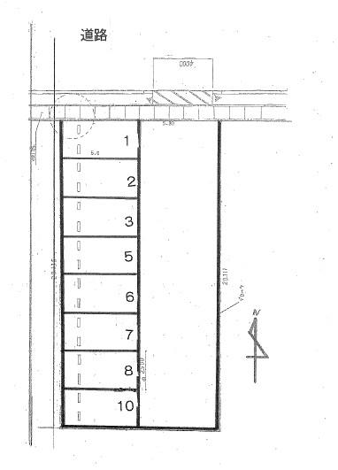 P255の駐車配置図