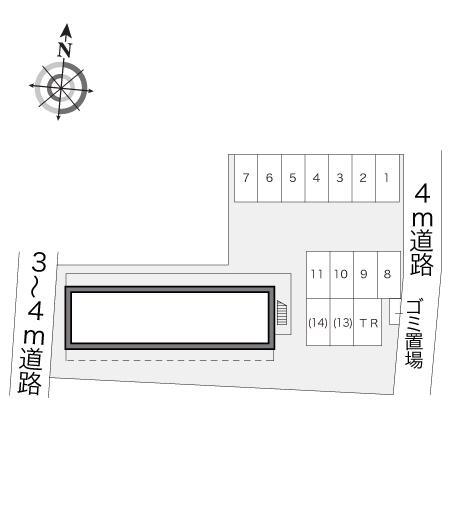アル・ヴィラージュ(14941)の駐車配置図