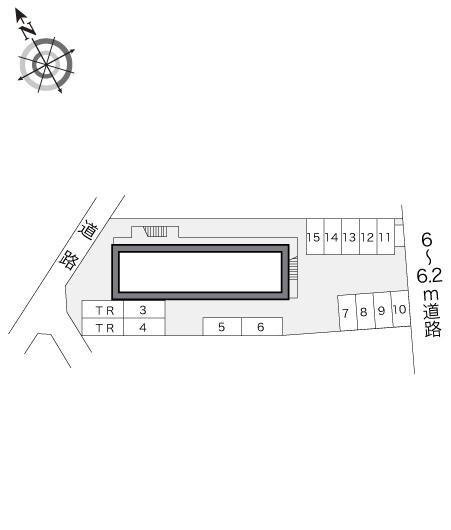 アベニュー(13686)の駐車配置図