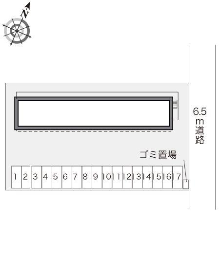 西島ＷＥＳＴ(24871)の駐車配置図
