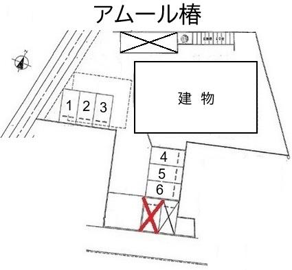 アムール椿の駐車配置図