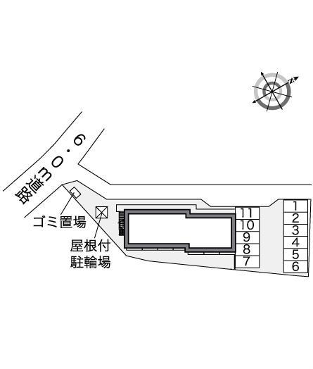 プレステージＯＮＥ(42279)の駐車配置図