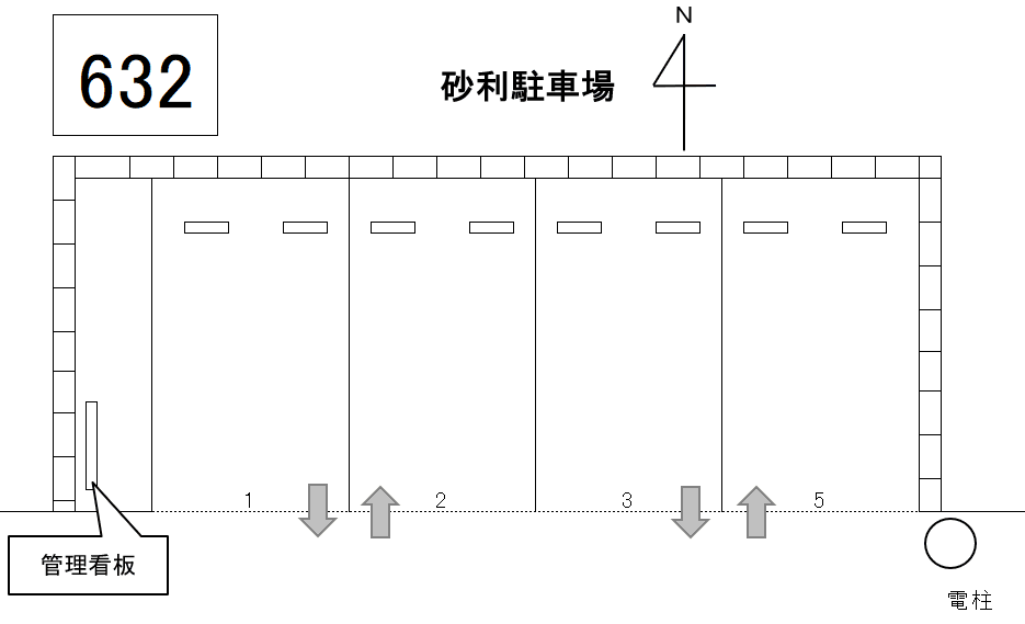 J-632の駐車配置図