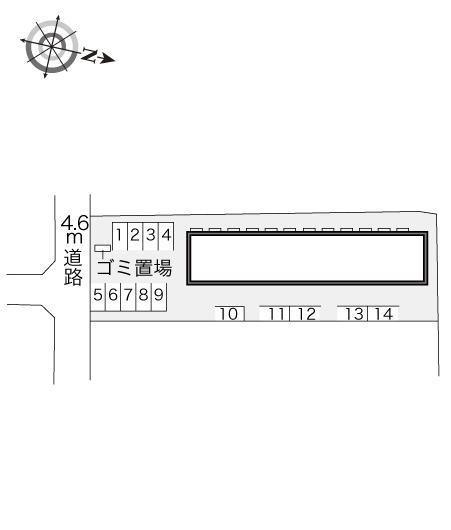 ウイング(20214)の駐車配置図