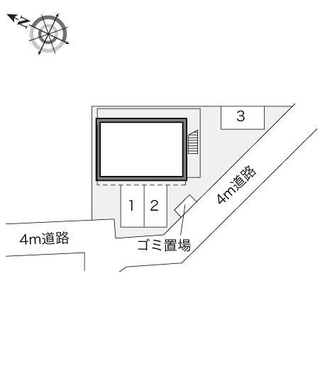 メルベーユⅡ(15397)の駐車配置図
