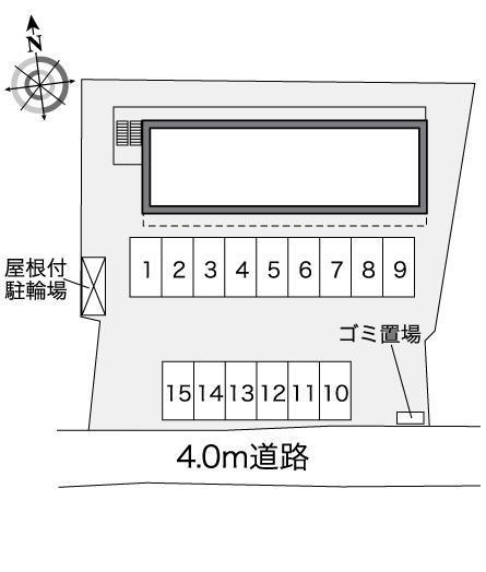 コーラルアイルⅡ(35737)の駐車配置図