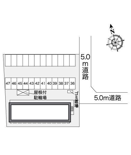 サンヒルズ(26964)の駐車配置図