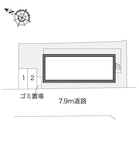 ラーク取手(16635)の駐車配置図