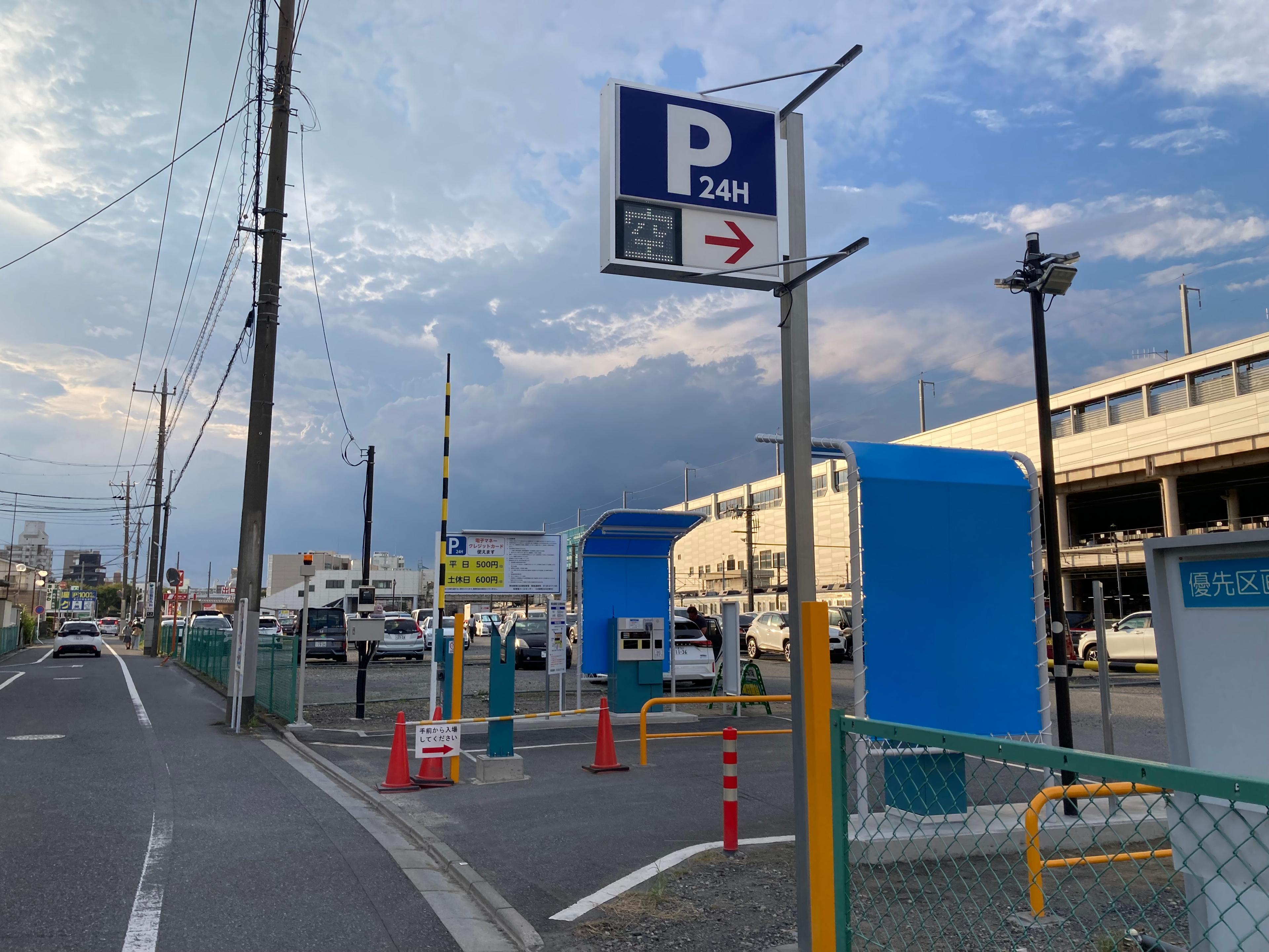 熊谷駅南口日貸駐車場（平日定期券）の外観・駐車場イメージ1枚目