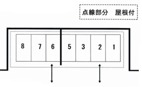 フォレストの駐車配置図