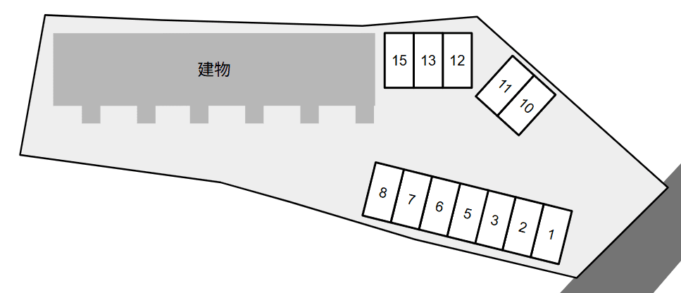 エスポワールの駐車配置図