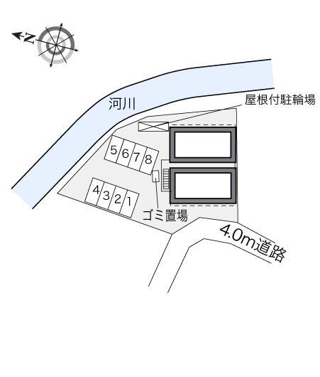 細谷　Ｖｉｌｌａｇｅ(28587)の駐車配置図