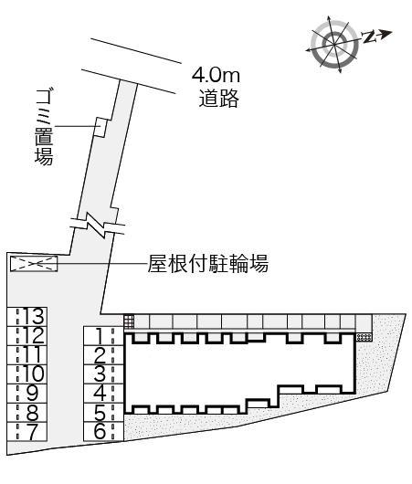 ブラン(54849)の駐車配置図