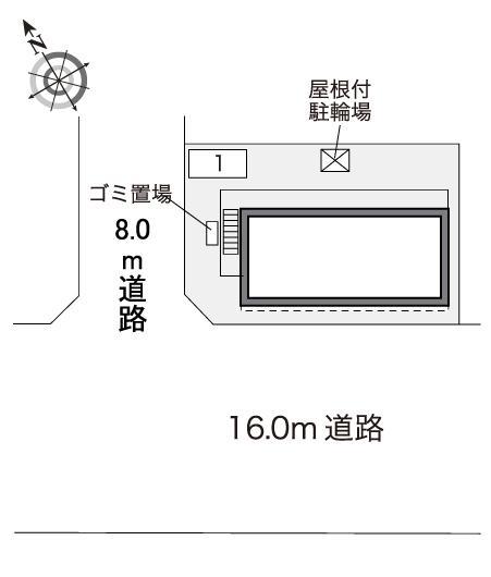大谷地(41278)の駐車配置図