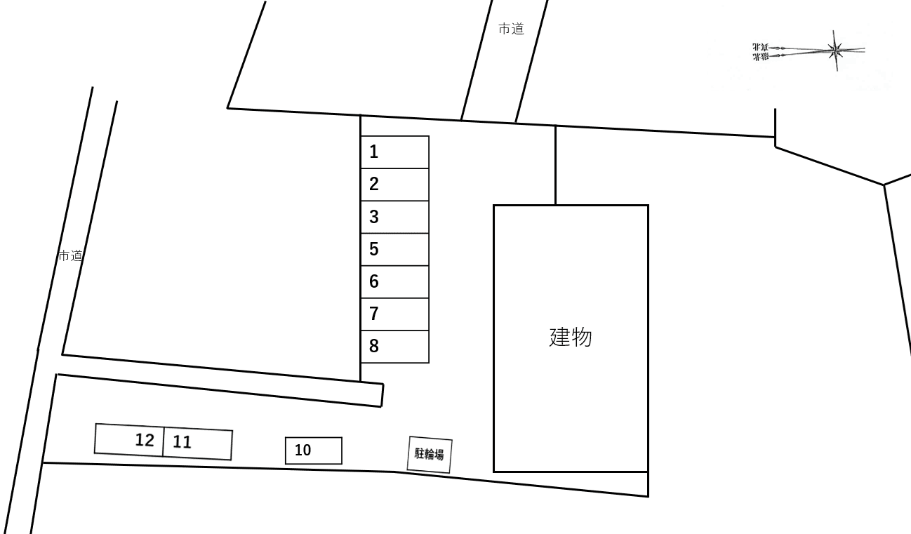 Ｒａｐｐｏｒｔ　Ｂの駐車配置図