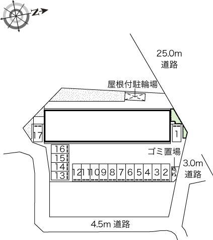 ダブルジーⅡ(44109)の駐車配置図