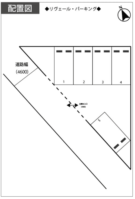 リヴェール・パーキングの駐車配置図