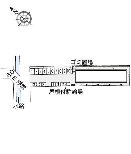 ならや(44504)の駐車配置図